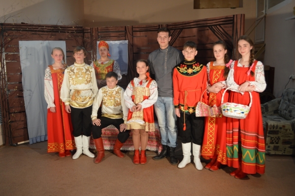 Как князь Владимир веру выбирал. Постановка молодёжного фольклорного театра в Хорлово.
